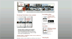Desktop Screenshot of elementaryturkish.com