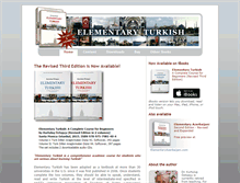 Tablet Screenshot of elementaryturkish.com